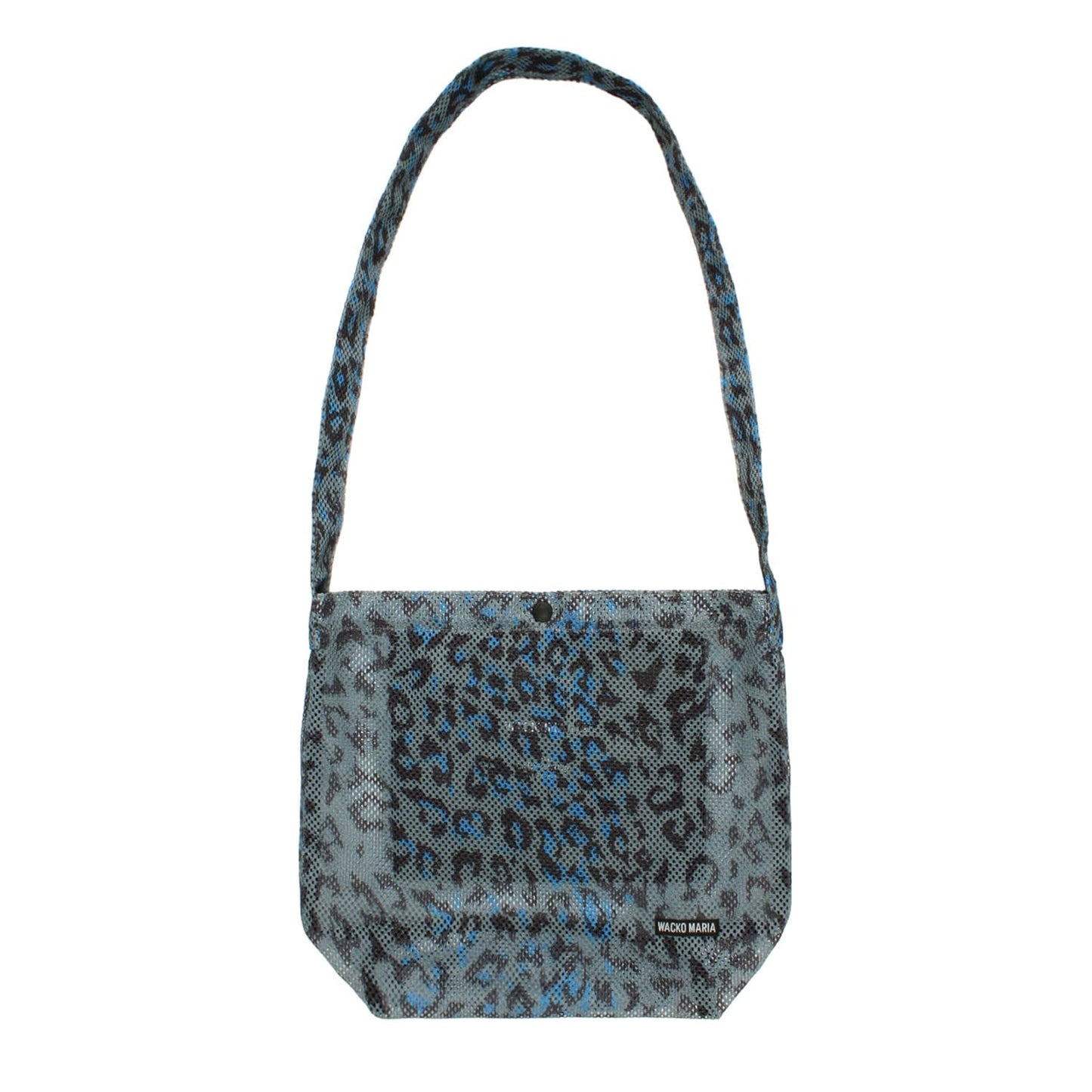 WACKO MARIA（ワコマリア）2026年春夏コレクション「天国東京」から、新進気鋭のブランド「SPEAK EASY」とのコラボレーションショルダーバッグ SPEAK EASY / LEOPARD MESH SHOULDER BAG 26SS-WMA-BG11。グレー