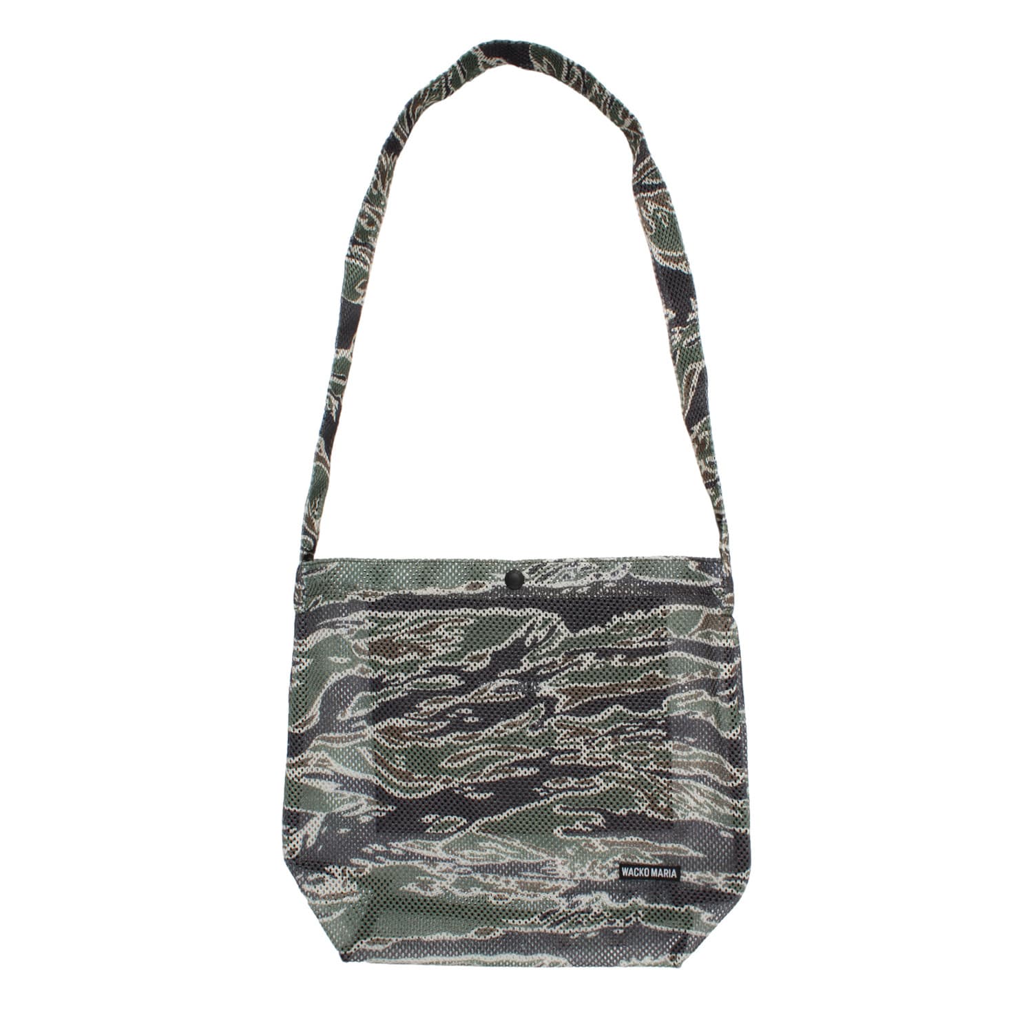 WACKO MARIA（ワコマリア）2026年春夏コレクション「天国東京」から、新進気鋭のブランド「SPEAK EASY」とのコラボレーションショルダーバッグ SPEAK EASY / TIGER CAMO MESH SHOULDER BAG 26SS-WMA-BG13を入荷しました。