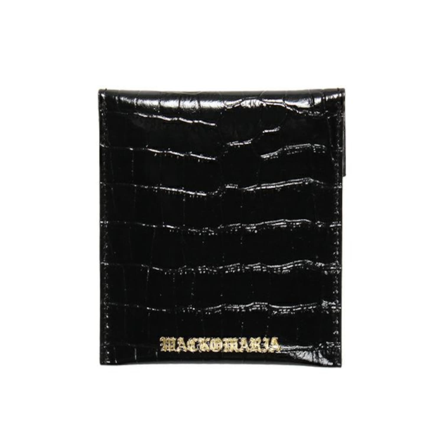 WACKO MARIA（ワコマリア）2025年秋冬コレクション「天国東京」から、EMBOSSED LETAHER PORTABLE ASHTRAY 26SS-WMA-GG09を入荷しました。
クロコダイル柄に型押しされたカウハイドで製作された携帯灰皿。
携帯灰皿としては勿論の事、小銭入れとしてもご利用いただけます。商品下部にWACKO MARIAのロゴプリント。背面。