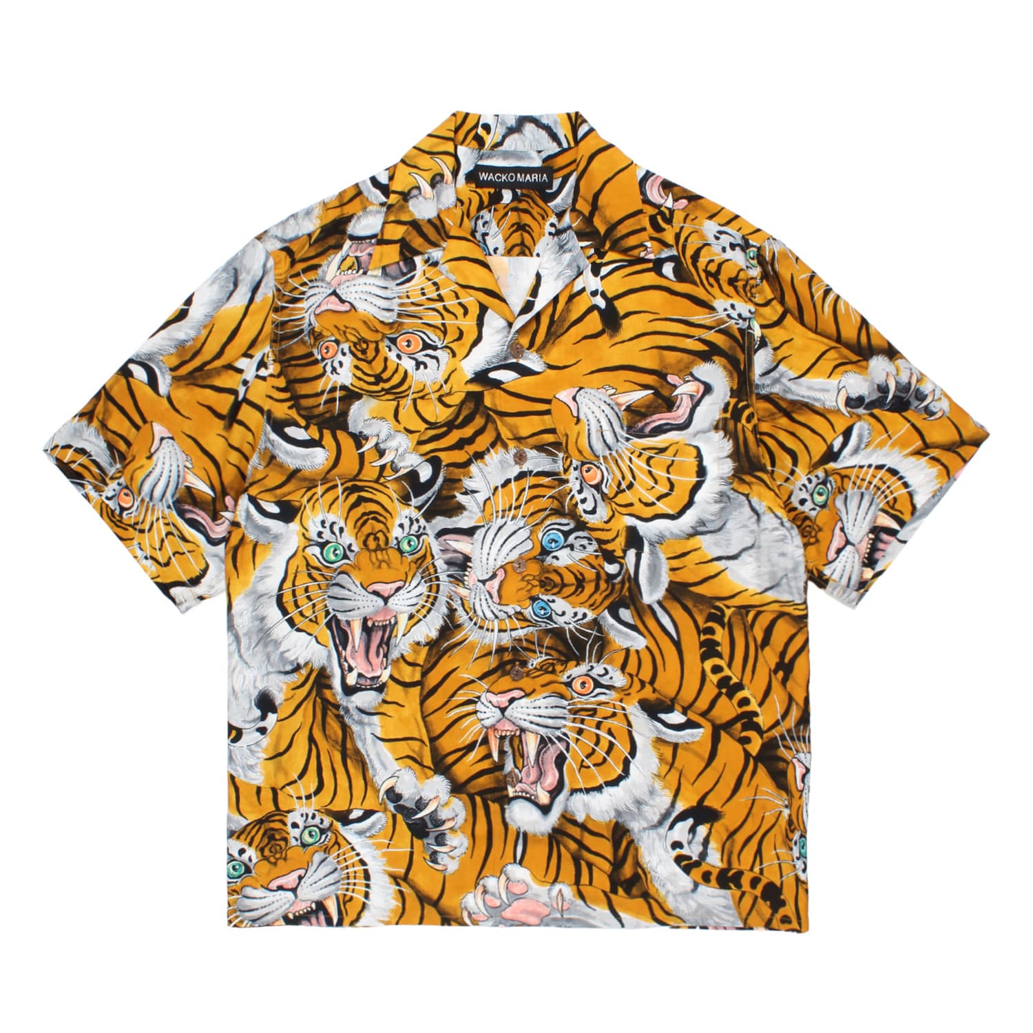 バスキア / 長袖ハワイアンシャツ (タイプ3) BASQUIAT-WM-HI11