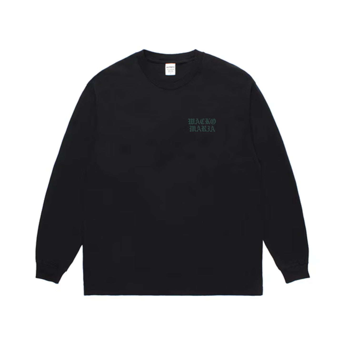 WACKO MARIA（ワコマリア）2026年春夏先行コレクション「天国東京」から、WASHED HEAVY WEIGHT LONG SLEEVE&nbsp;T-SHIRT (TYPE-2) 26SSE-WMT-LT05のブラック。背面