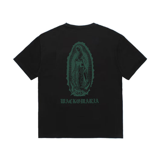 WACKO MARIA（ワコマリア）2026年春夏先行コレクションから、WASHED HEAVY WEIGHT T-SHIRT (TYPE-2) 26SSE-WMT-WT02のブラック。背面