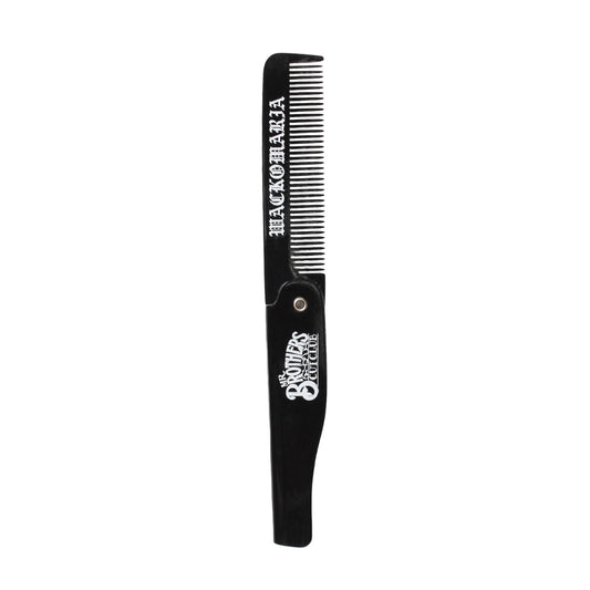 WACKO MARIA(ワコマリア)から、バーバーショップ「MR.BROTHERS CUT CLUB」と「BARBER SHOP APACHE」の両店が造り上げたブランド「BROSH」とのオフィシャルコラボレーションで制作された折りたたみ式コーム BROSH / COMB| BROSH-WM-GG04 ブラック