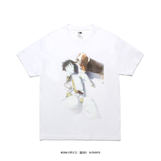 WACKO MARIA2024年春夏コレクション-GHOST IN THE SHELL 2 T-SHIRT (TYPE-1)-INNOCENCE-WM-TEE01-WHITE-FRONT