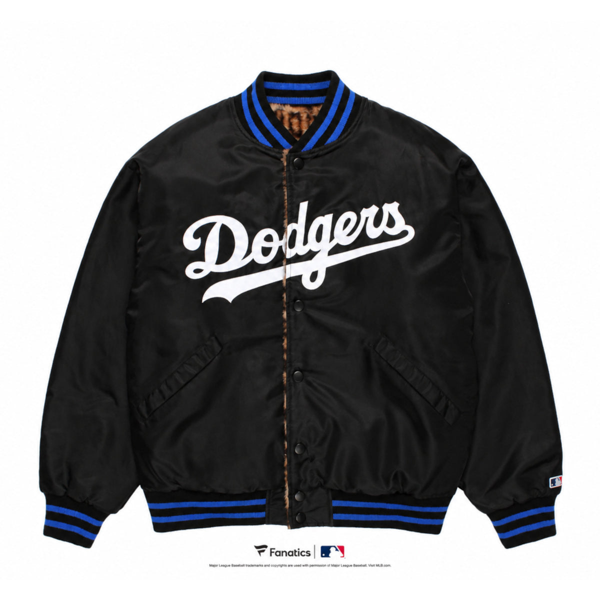 WACKO MARIA（ワコマリア）2026年秋冬コレクション「天国東京」から、世界最高峰のプロ野球リーグである「MLB」とのオフィシャルコラボレーションバーシティージャケット MLB / REVERSIBLE VARSITY JACKET (TYPE-2) MLB-WM-BL02 (ロサンゼルス・ドジャース) A面前面