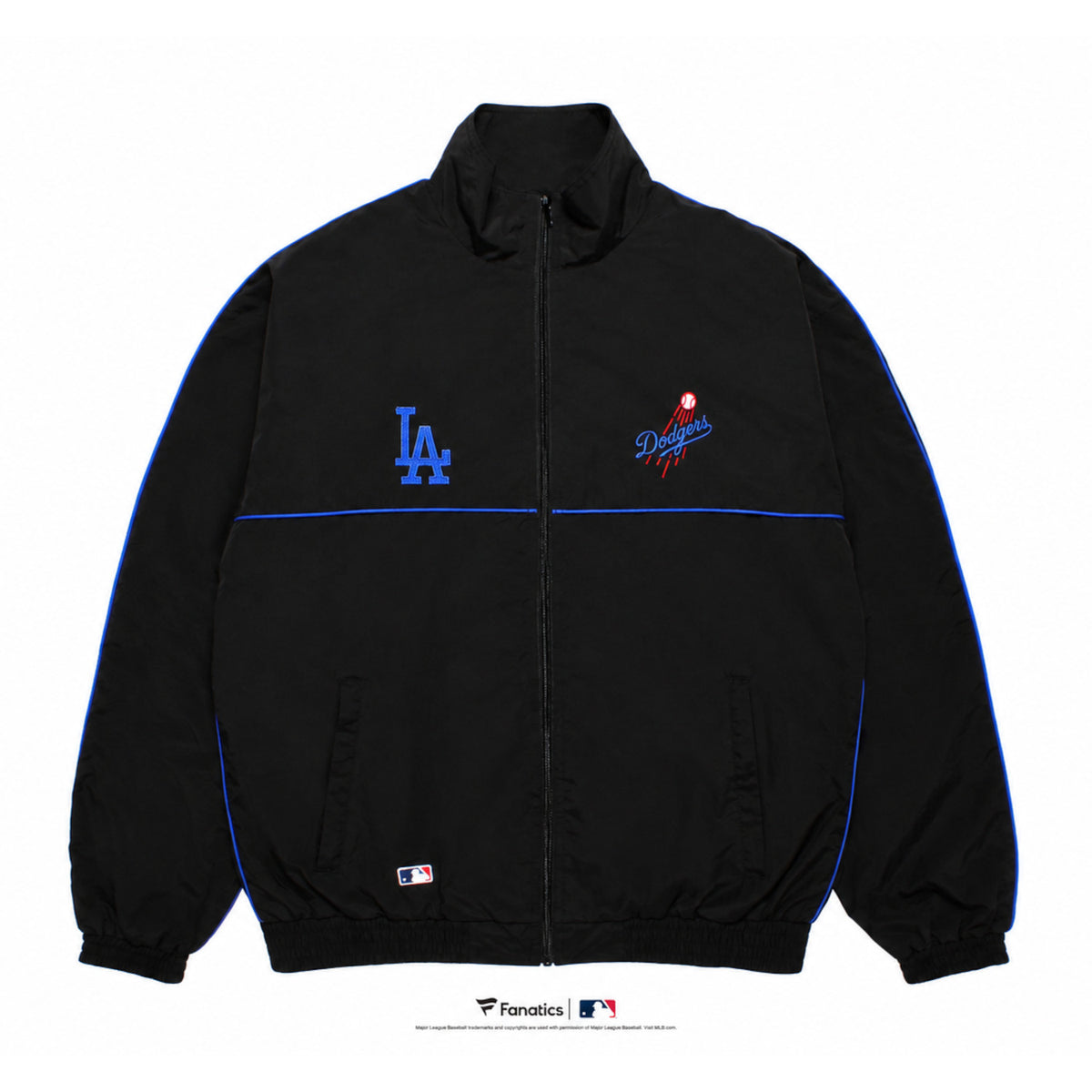 WACKO MARIA（ワコマリア）2026年秋冬コレクション「天国東京」から、世界最高峰のプロ野球リーグである「MLB」とのオフィシャルコラボレーショントラックジャケット MLB / TRACK JACKET (TYPE-2) MLB-WM-TJ02 (ロサンゼルス・ドジャース) 前面