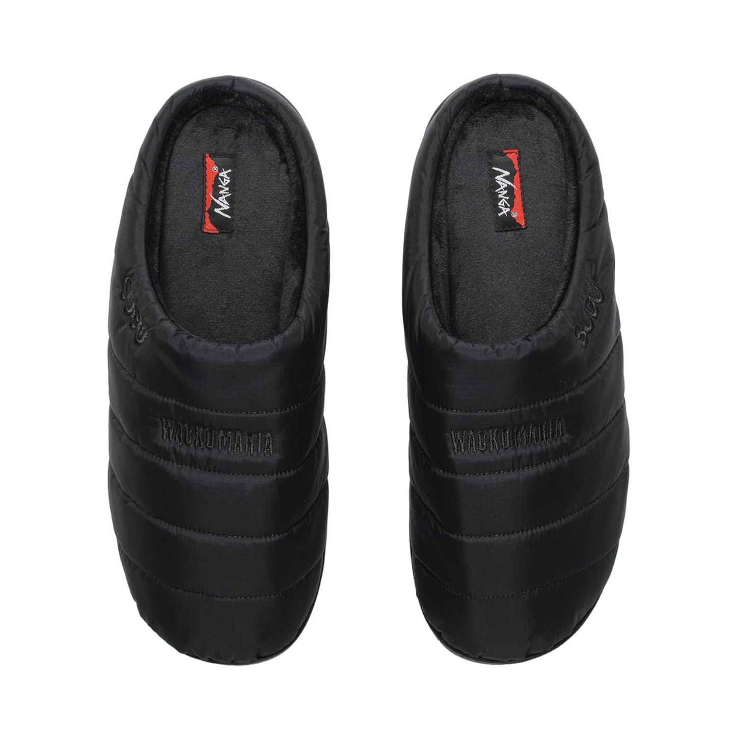 WACKO MARIA（ワコマリア）2025年秋冬コレクション「天国東京」から、滋賀県のアウトドアブランド「NANGA(ナンガ)」社、秋冬シーズンに使用できるサンダルブランド「SUBU(スブ)」社と「WACKO MARIA」とのトリプルコラボレーションで制作したサンダルNANGA / SUBU / AURORA TEX WINTER SANDALS NA-SB-WM-SA05