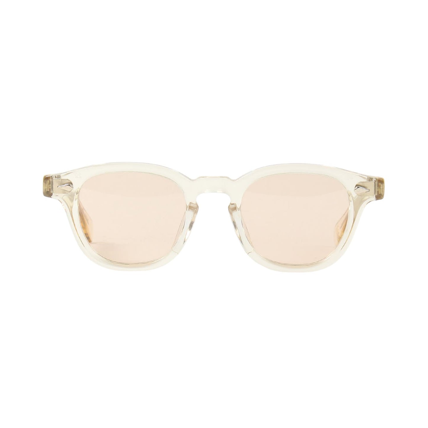 WACKO MARIA（ワコマリア）2025年秋冬コレクション「天国東京」より、アイウェアブランドの「JULIUS TART OPTICAL(ジュリアスタートオプティカル)」とのオフィシャルコラボレーションサングラスJULIUS TART OPTICAL / AR 46 TART-WM-EW11 シャンパンを入荷致しました。正面