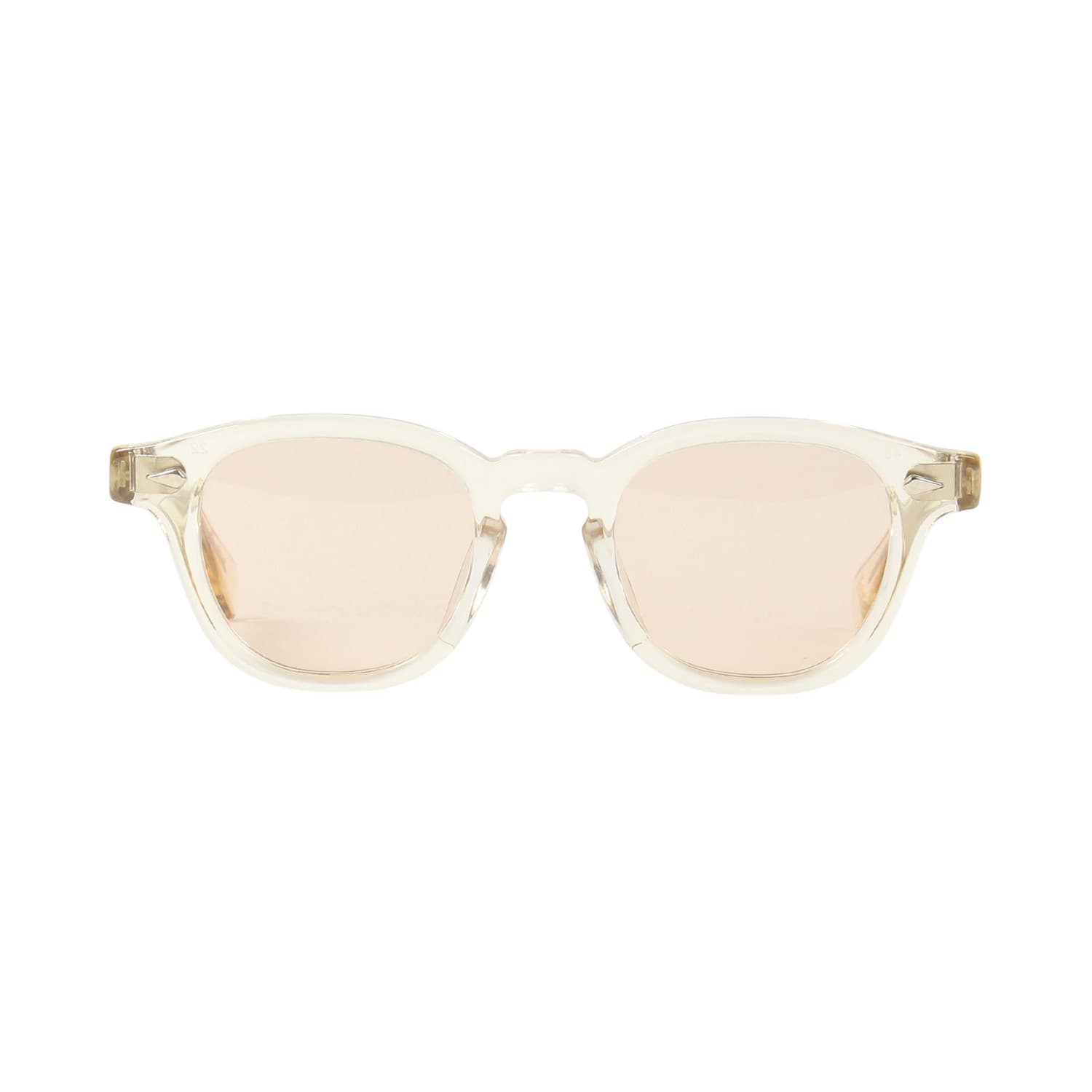 WACKO MARIA（ワコマリア）2025年秋冬コレクション「天国東京」より、アイウェアブランドの「JULIUS TART OPTICAL(ジュリアスタートオプティカル)」とのオフィシャルコラボレーションサングラスJULIUS TART OPTICAL / AR 46 TART-WM-EW11 シャンパンを入荷致しました。正面