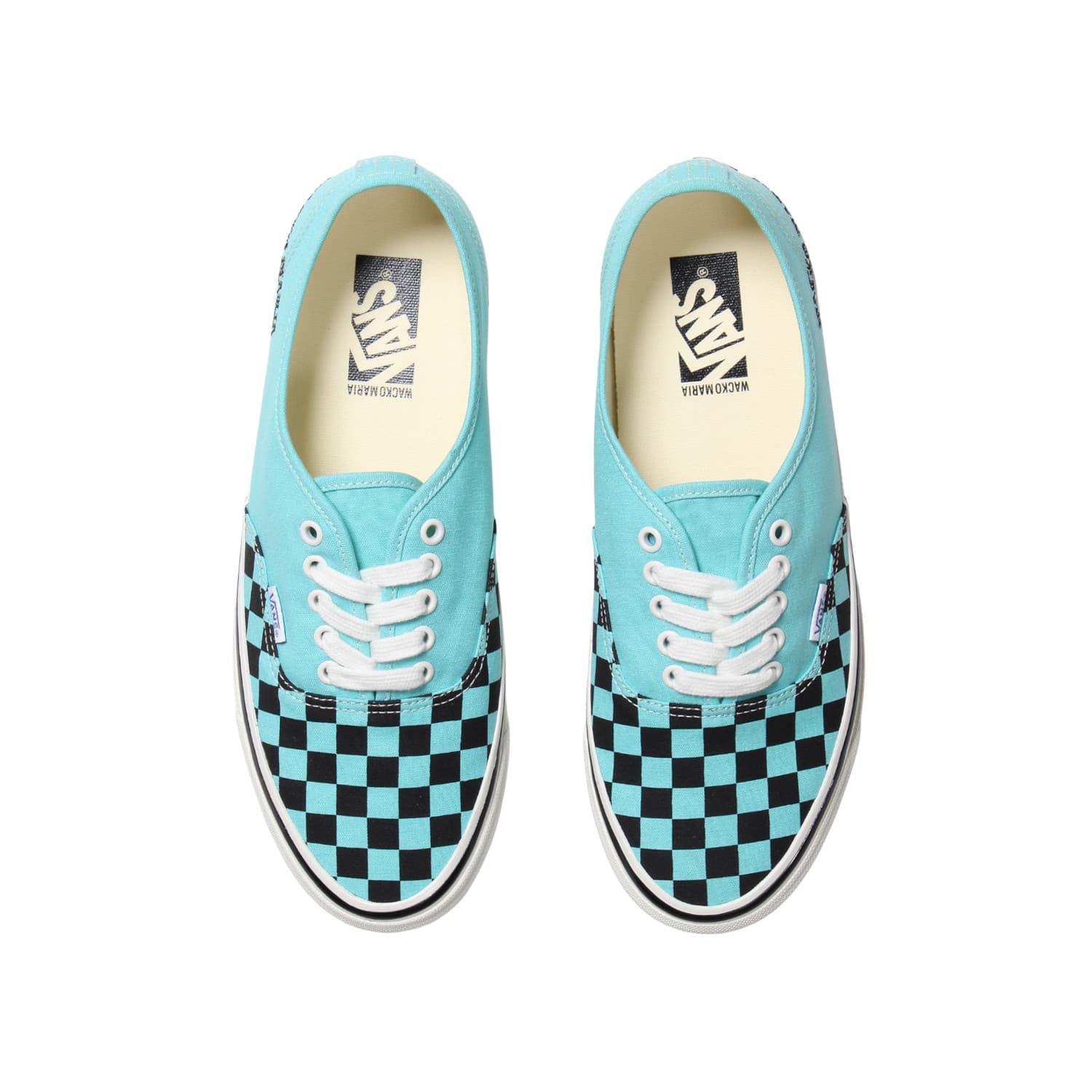 WACKO MARIA（ワコマリア）2025年秋冬先行コレクションから、アメリカのスニーカーブランド「VANS(バンズ)」社とのコラボレーションで制作されたローカットスニーカー VANS / LX AUTHENTIC 44 VANS-WM-SH07 ホワイト。上部