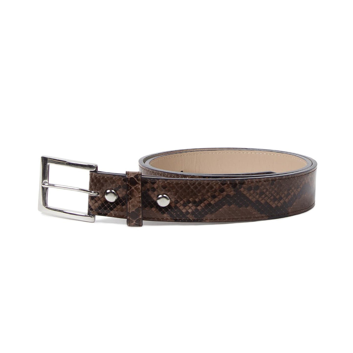 WACKO MARIA | PYTHON LEATHER BELT | WMGP-BL01