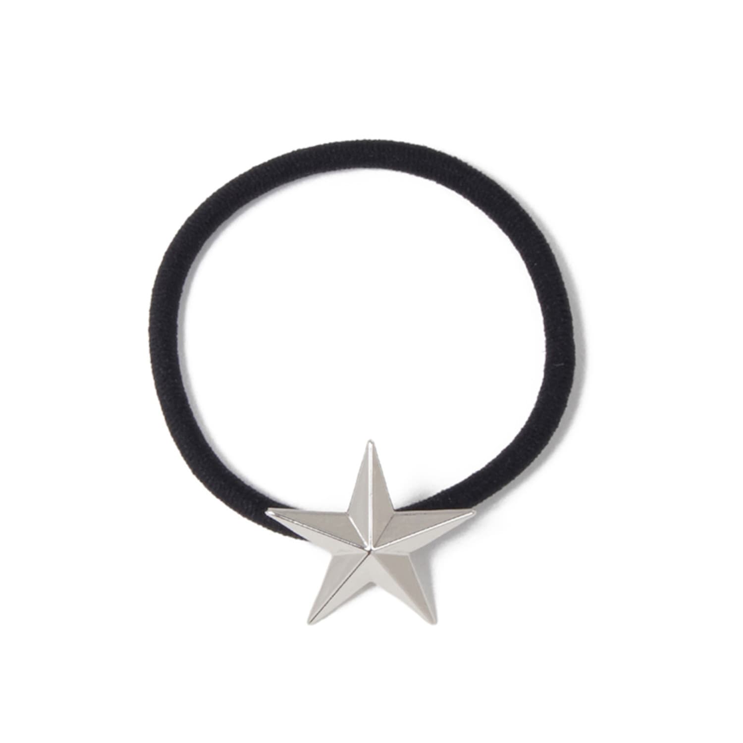 WACKO MARIA(ワコマリア)2025年春夏コレクション「天国東京」から、星形のコンチョが付いたヘアゴムSTAR HAIR BAND WMGP-GG69 シルバー