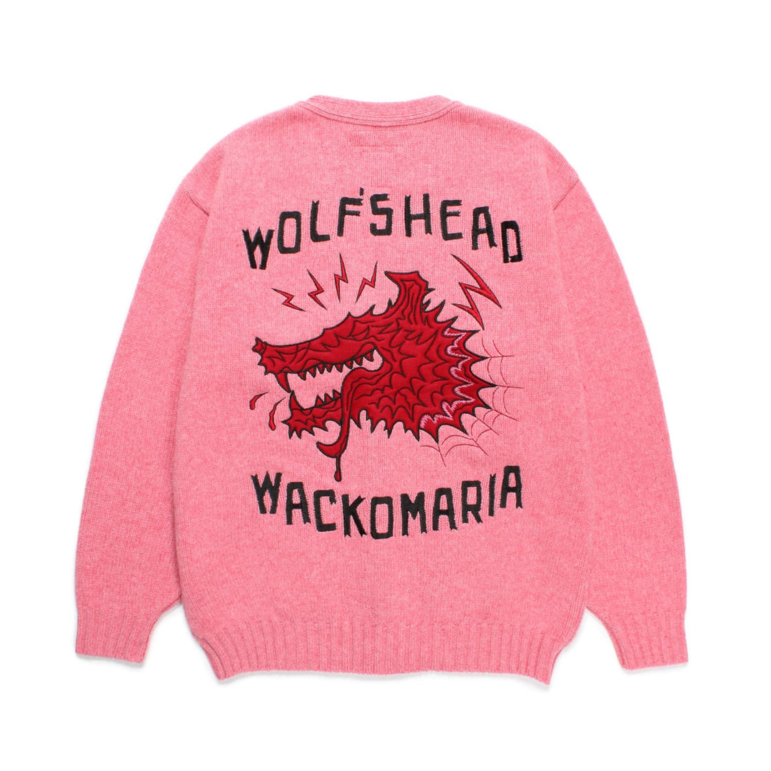 ウルフズヘッドニットカーディガン WOLFSHEAD-WM-KN01 | ワコマリア  