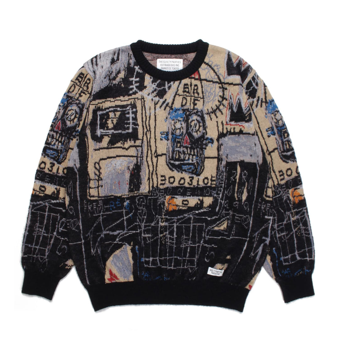 WACKO MARIA JEAN-MICHEL BASQUIAT ニットセーター